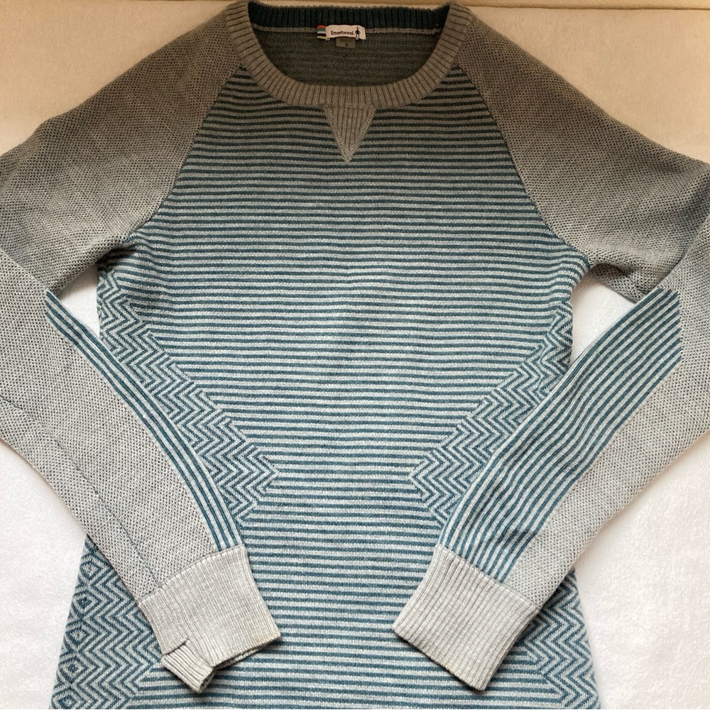 Smartwool Sweater Pullover Men’s Dacono Ski Active wear Striped Size S Winter - Picture 16 of 16